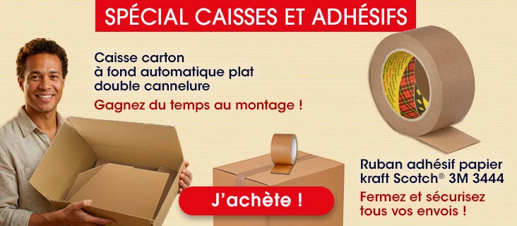 Op focus caisses + adhésifs