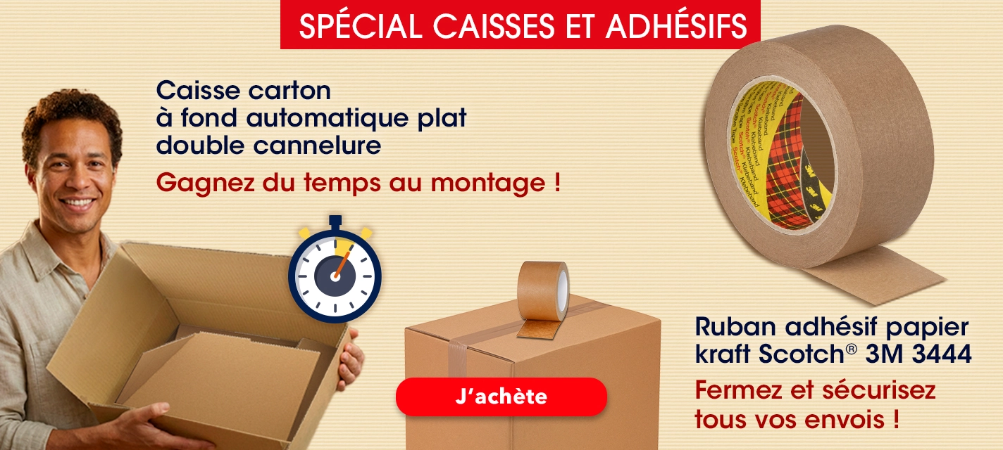 Op focus caisses + adhésifs 