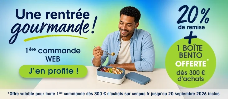 -20% ET UNE BOÏTE BENTO OFFERTE 