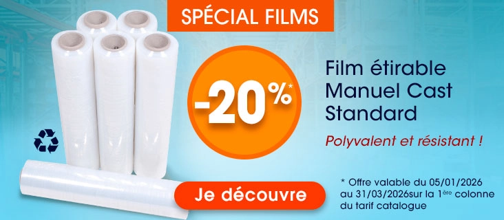  film étirale Manuel cast standard -20%